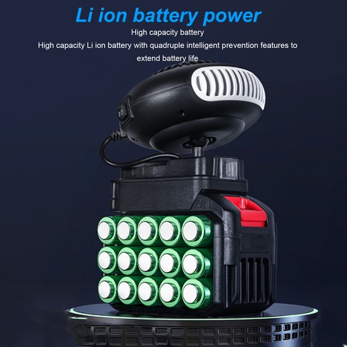 Portable battery powered space - powered,