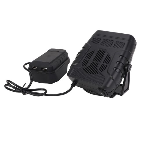 Space heater with double - with,