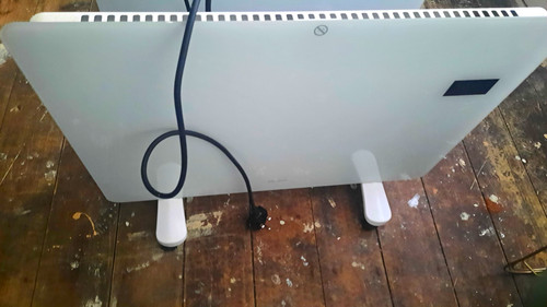White portable electric - portable,
