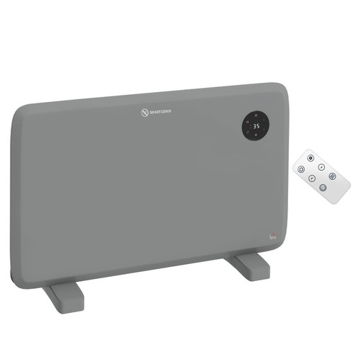 Homcom grey 1200w - grey, electric