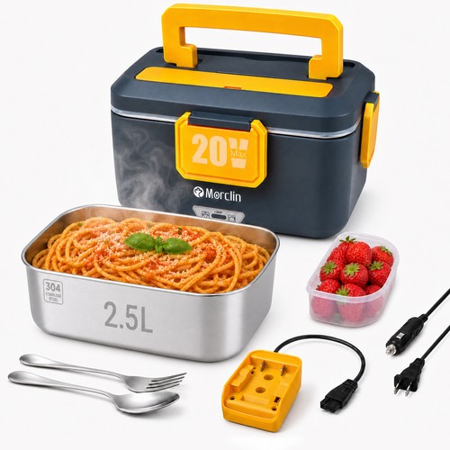 Electric heated lunch box for - heated,