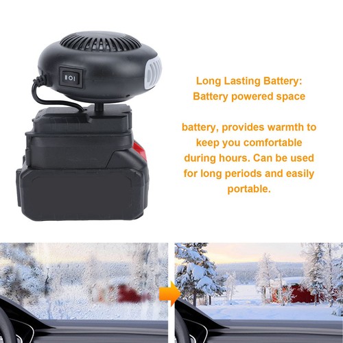 Battery powered space heater - battery,