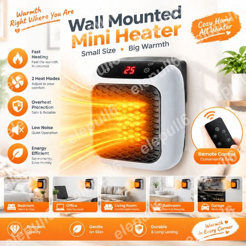 Electric space heater low - space,
